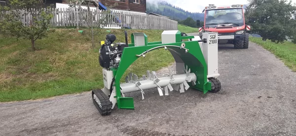 Komposta maisītājs Gujer SGF 2100 - ar benzīna dzinēju